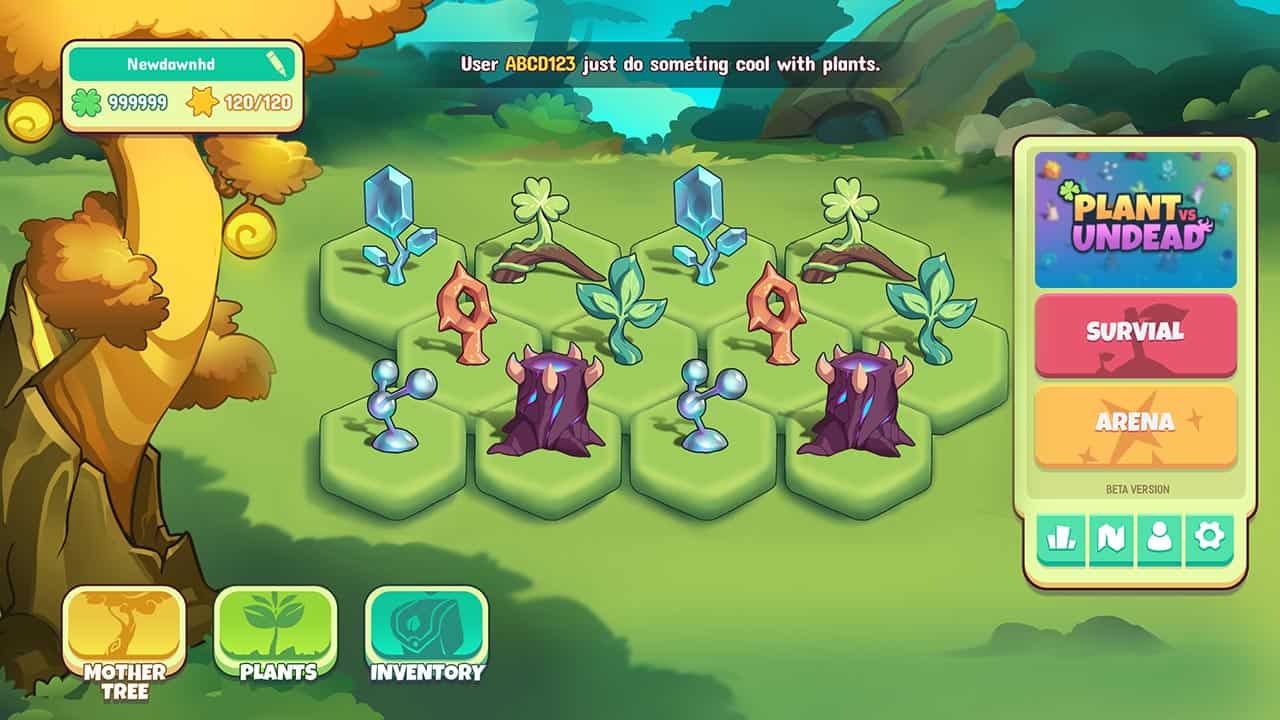 The game Plant VS Undead which has the Ethereum Blockchain