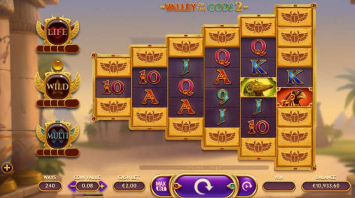 Valley of the Gods 2 from Yggdrasil Gaming