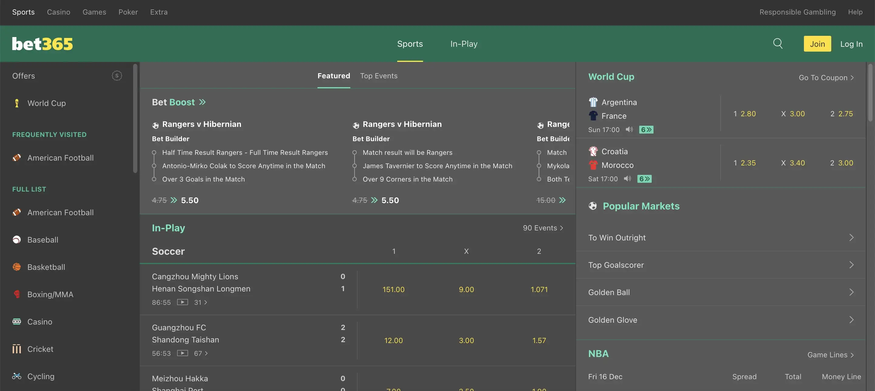 Bet365 online casino