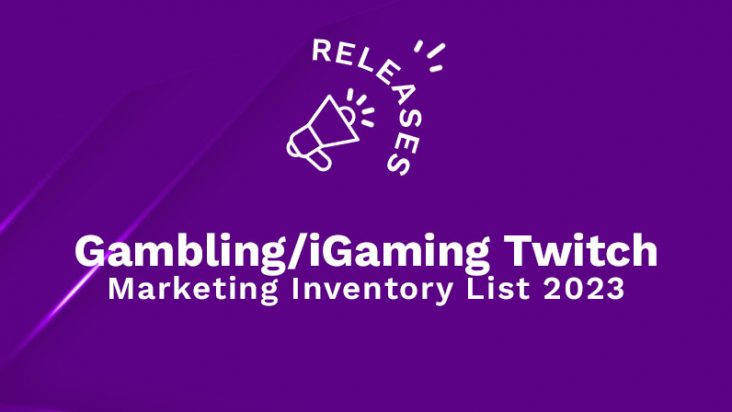 Gambling iGaming Twitch Marketing Inventory List 2023