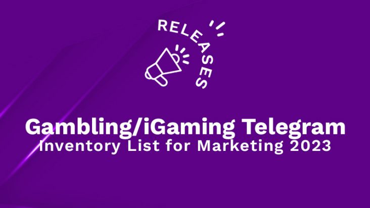 Gambling iGaming Telegram Inventory List for Marketing 2023
