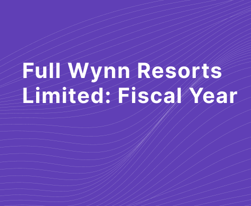 Full Wynn Resorts Limited Fiscal Year 2022 Overview