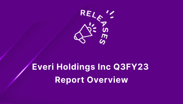 Everi Holdings Inc Q3FY23 Report Overview