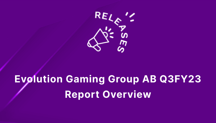 Introducing our report on the financial performance of Evolution Gaming Group AB. Evolution AB (