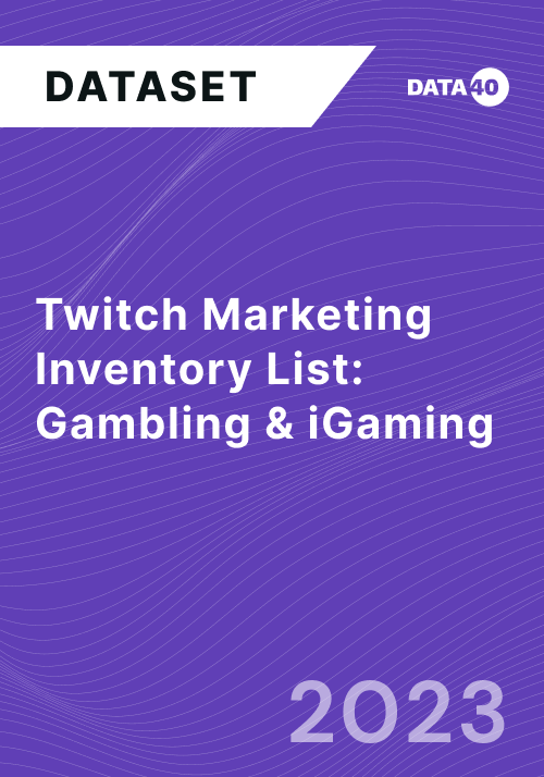 Twitch Marketing Inventory List - Gambling & iGaming