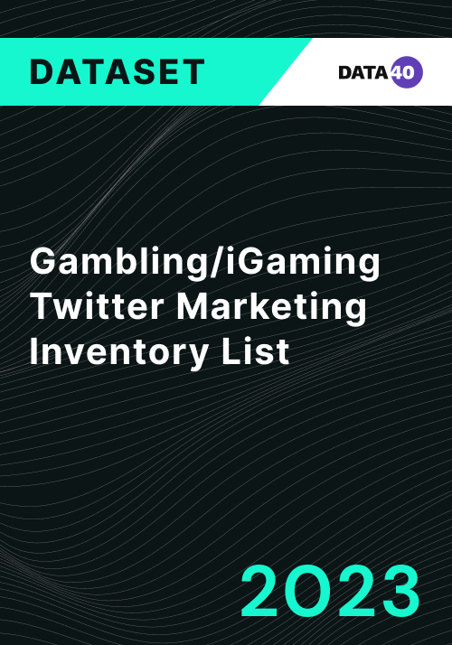 Gambling iGaming Twitter Marketing Inventory List 2023