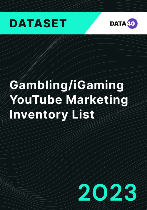 Gambling/iGaming YouTube Marketing Inventory List 2023