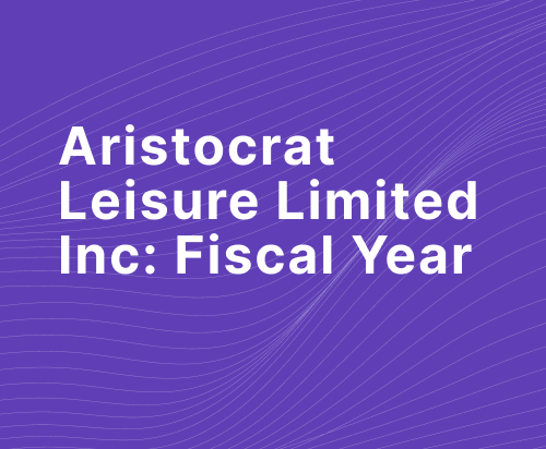 Full Aristocrat Leisure Limited Fiscal Year 2023 Overview