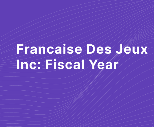 Full Francaise Des Jeux Fiscal Year 2023 Overview