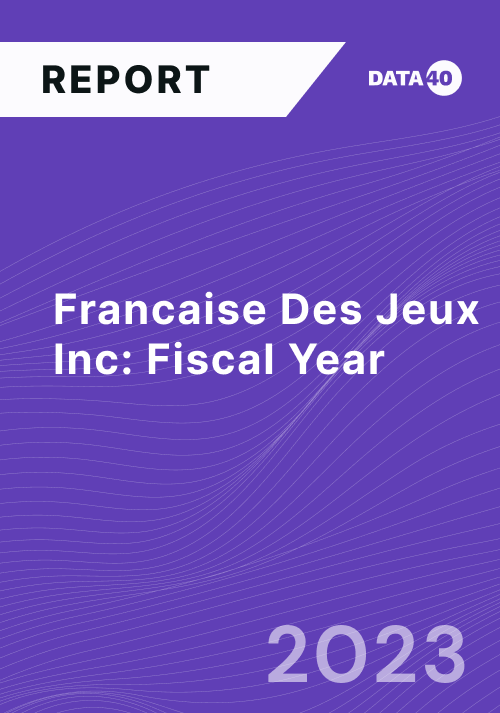 Full Francaise Des Jeux Fiscal Year 2023 Overview