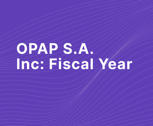 Full OPAP S.A. Fiscal Year 2023 Overview