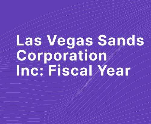 Full Las Vegas Sands Corp Fiscal Year 2023 Overview