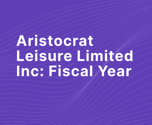 Aristocrat Leisure Limited H1FY24 Report Overview