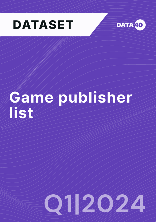 Game publisher list Q1 2024