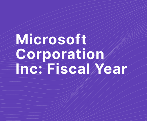 Microsoft Corporation Q3FY24 Report Overview