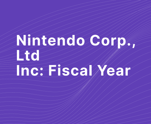 Nintendo Co., Ltd Full Fiscal Year 2023 Report Overview