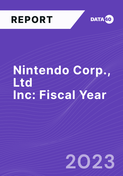 Nintendo Co., Ltd Full Fiscal Year 2023 Report Overview