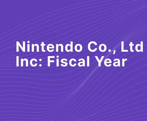 Nintendo Co., Ltd Full Fiscal Year 2024 Report Overview