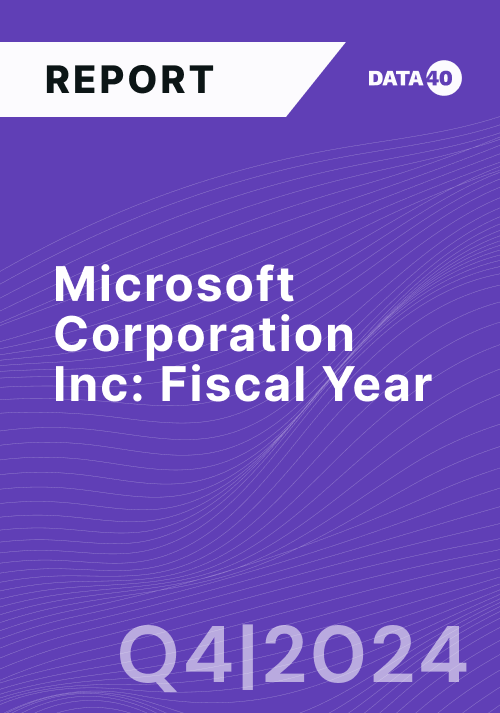 Microsoft Corporation Q4FY24 Report Overview