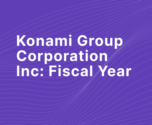 Konami Group Corporation Q4FY24 Report Overview