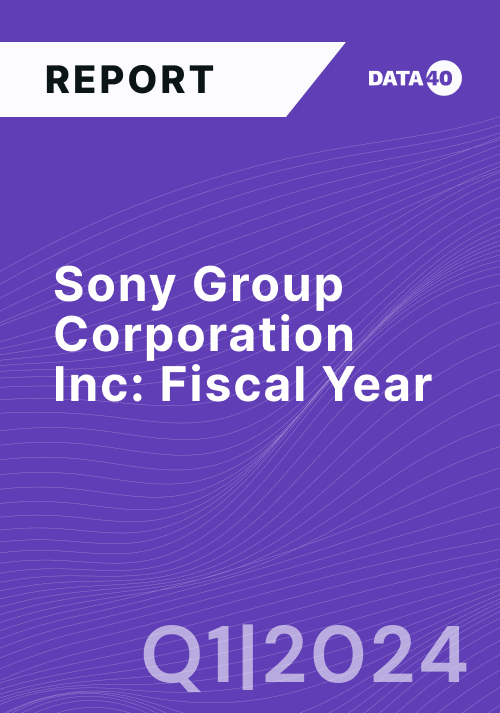 Sony Group Corporation Q1FY24 Report Overview