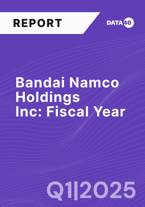 Bandai Namco Holdings Inc. Q1FY25 Report Overview