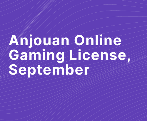 Anjouan Online Gaming License, September, 2024