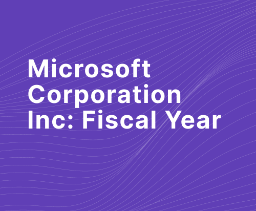 Microsoft Corporation Q1FY25 Report Overview