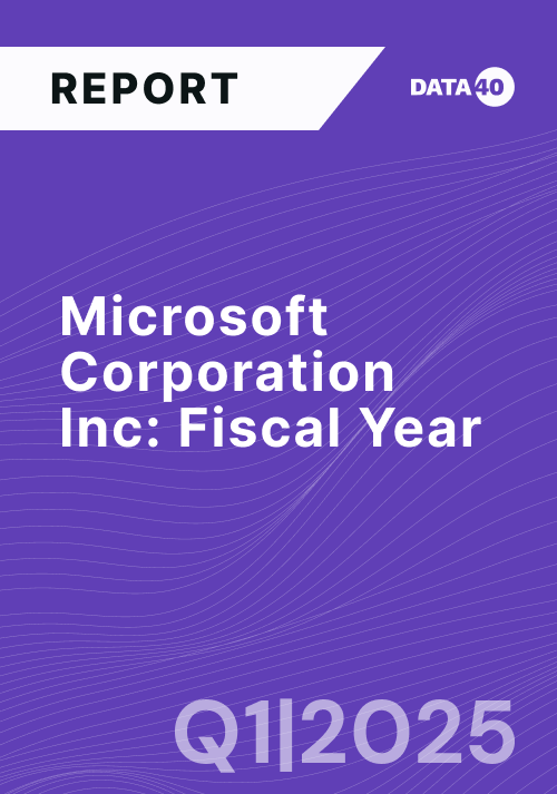 Microsoft Corporation Q1FY25 Report Overview