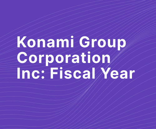 Konami Group Corporation Q2FY25 Report Overview