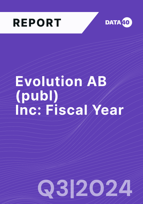 Evolution AB (publ) Q3FY24 Report Overview