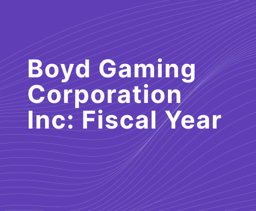 Boyd Gaming Corporation Q3FY24 Report Overview