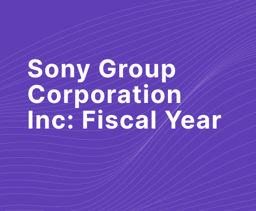 Sony Group Corporation Q2FY24 Report Overview