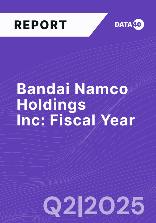 Bandai Namco Holdings Inc Q2FY25 Report Overview Bandai Namco Holdings Inc Q2FY25 Report Overview